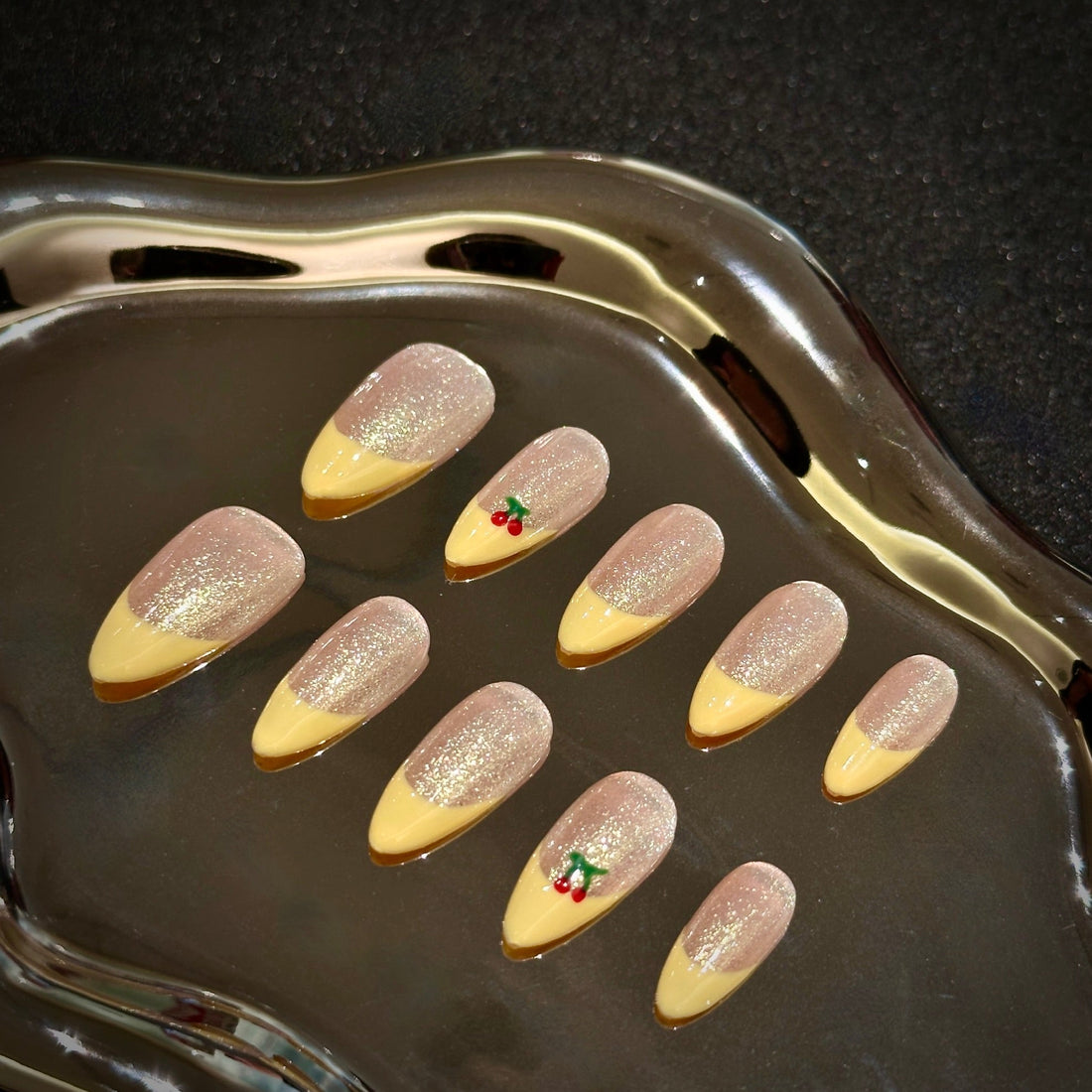 Yellow Tips Cherry Bliss